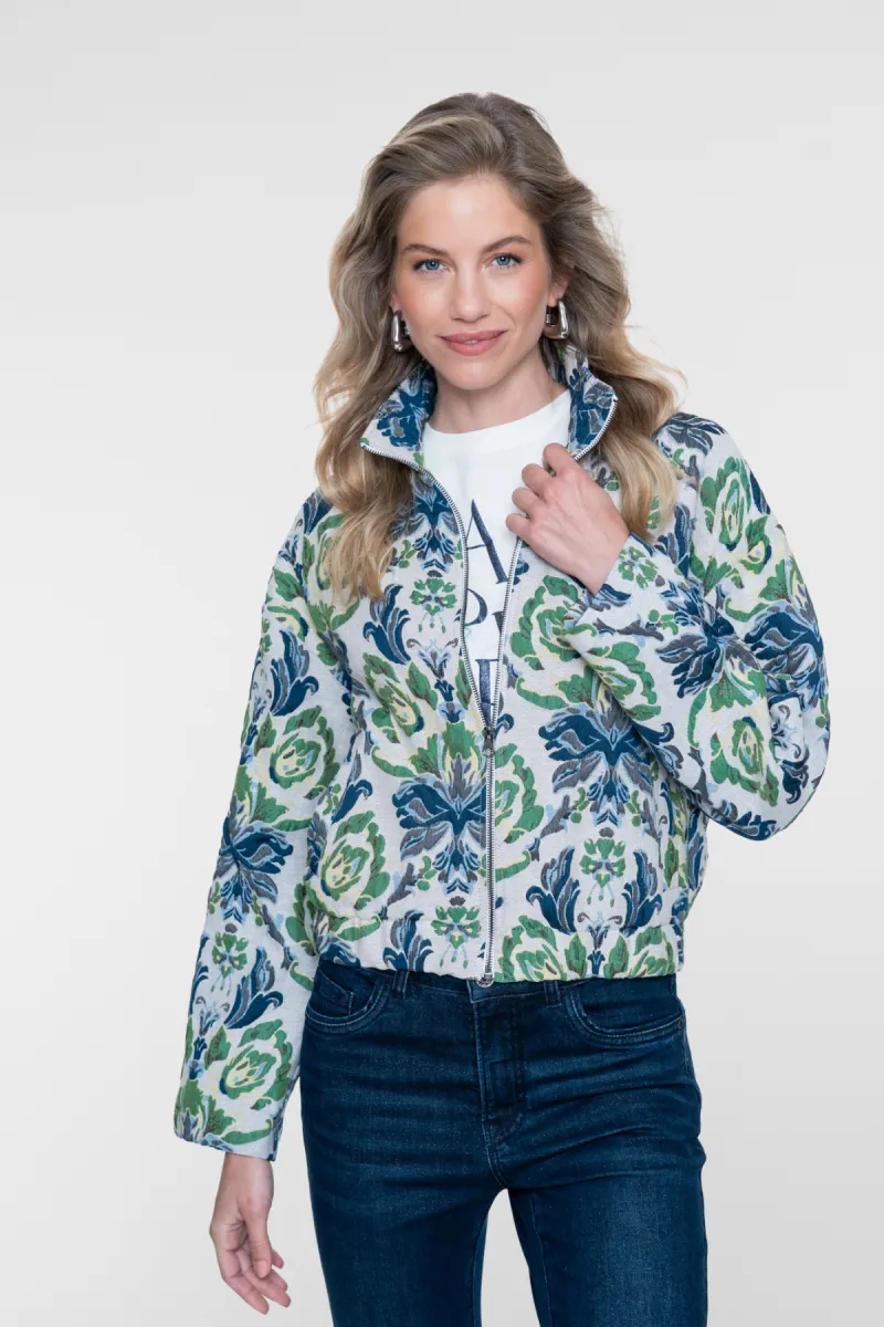 GEISHA-Jacket-65611-20-625 Blue/green-BLAUW