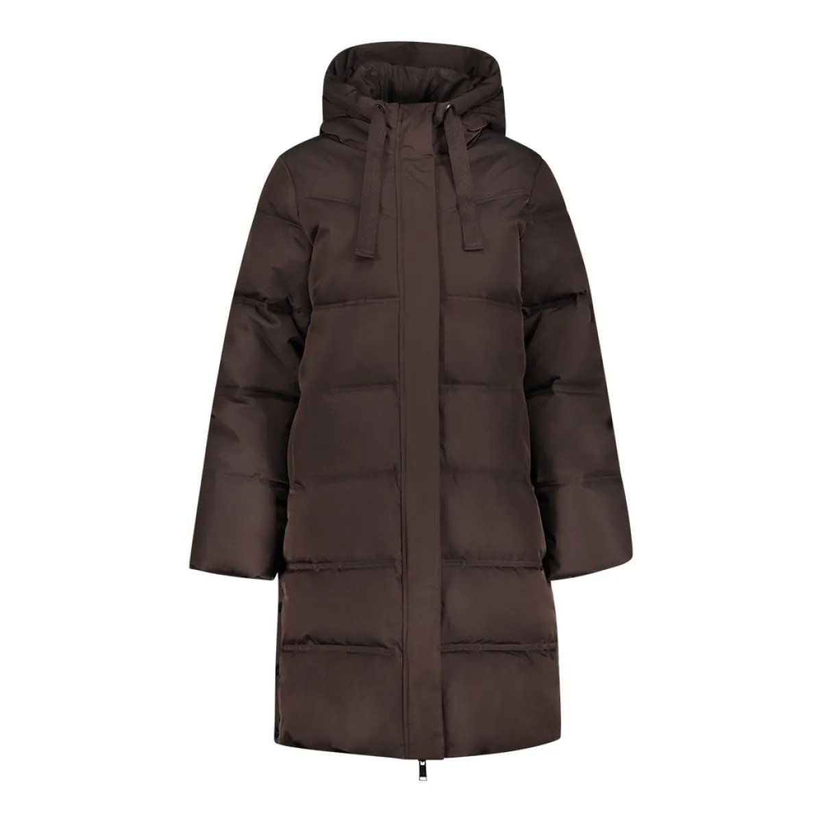 GEISHA-Jacket mid-68514-21-785 Brown-DONKER BRUIN