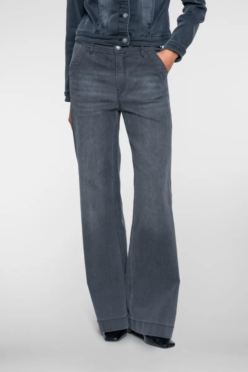 GEISHA-Jeans-Merel-805 Grey denim-GRIJS