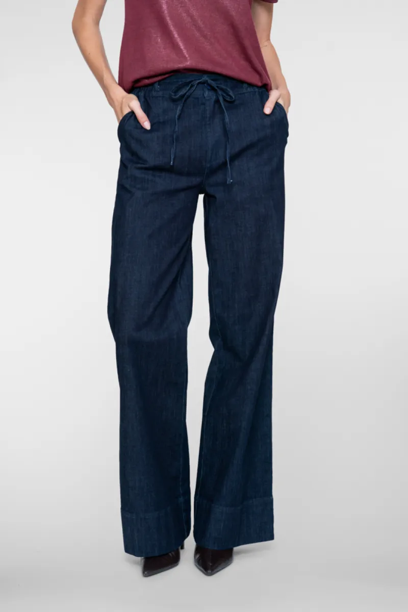 geisha-jeans-wide-61518-10-880-dark-blue-denim-denim-1 GEISHA-Jeans wide-61518-10-880 Dark blue denim-DENIM