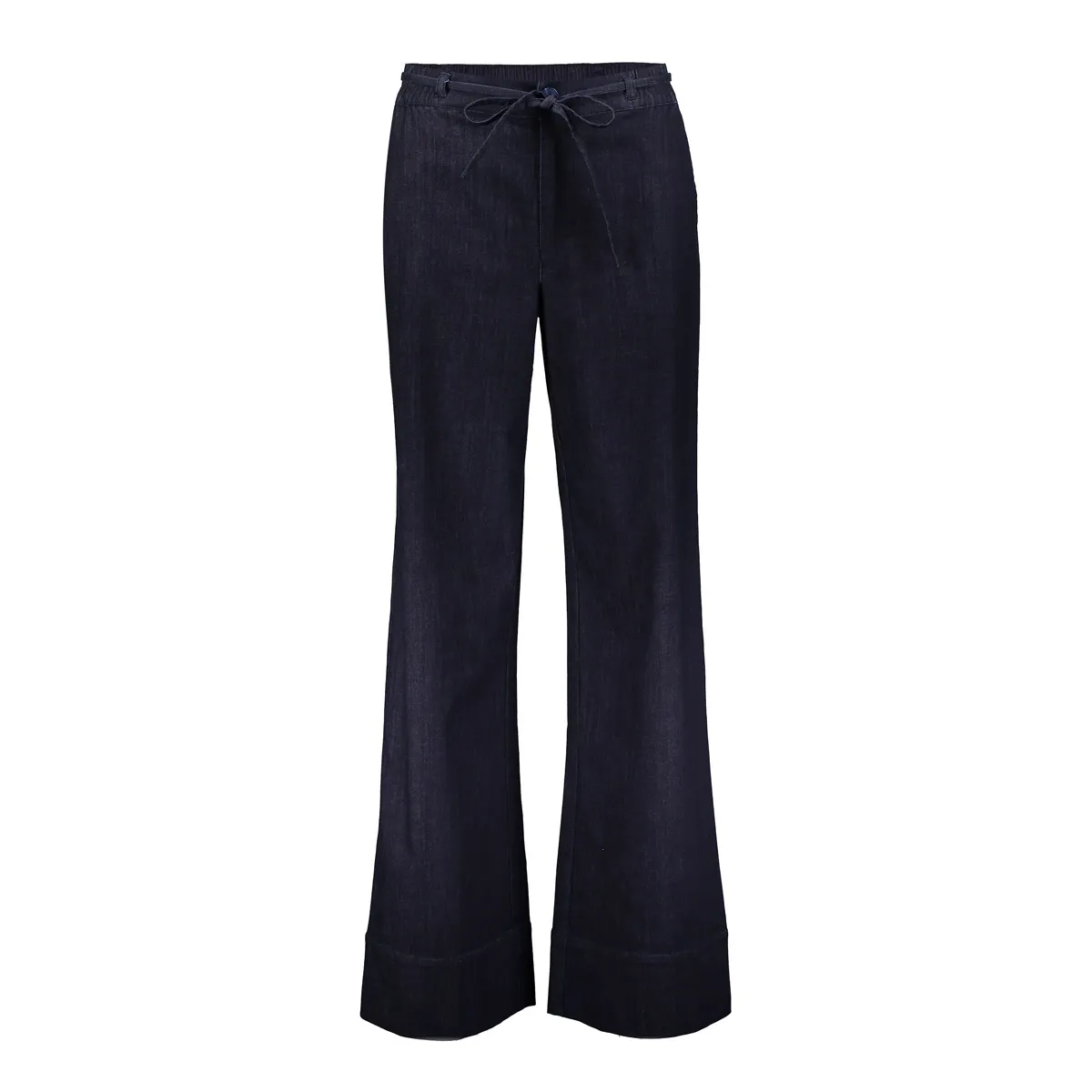 GEISHA-Jeans wide-61518-10-880 Dark blue denim-DENIM