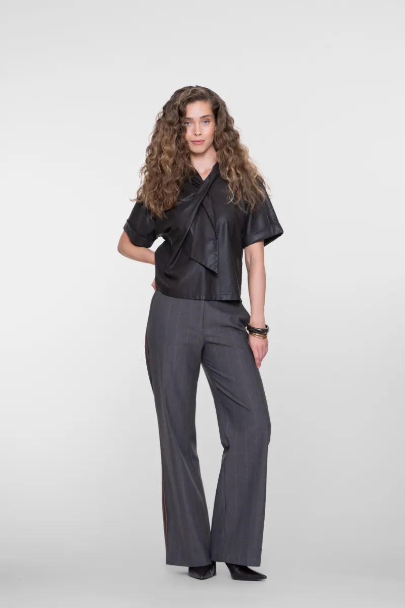 geisha-pants-pinstripe-tape-61503-10-775-brown-bruin-3 GEISHA-Pants pinstripe + tape-61503-10-775 Brown-BRUIN
