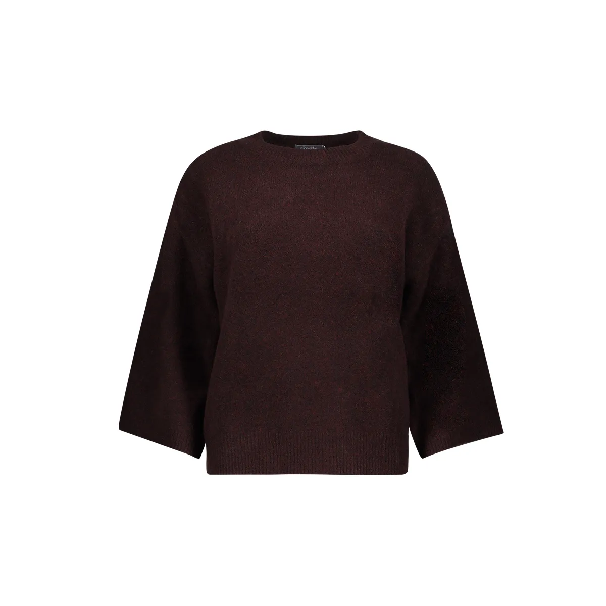 GEISHA-Pullover 3/4 Sleeves-64586-14-775 Brown-ZAND