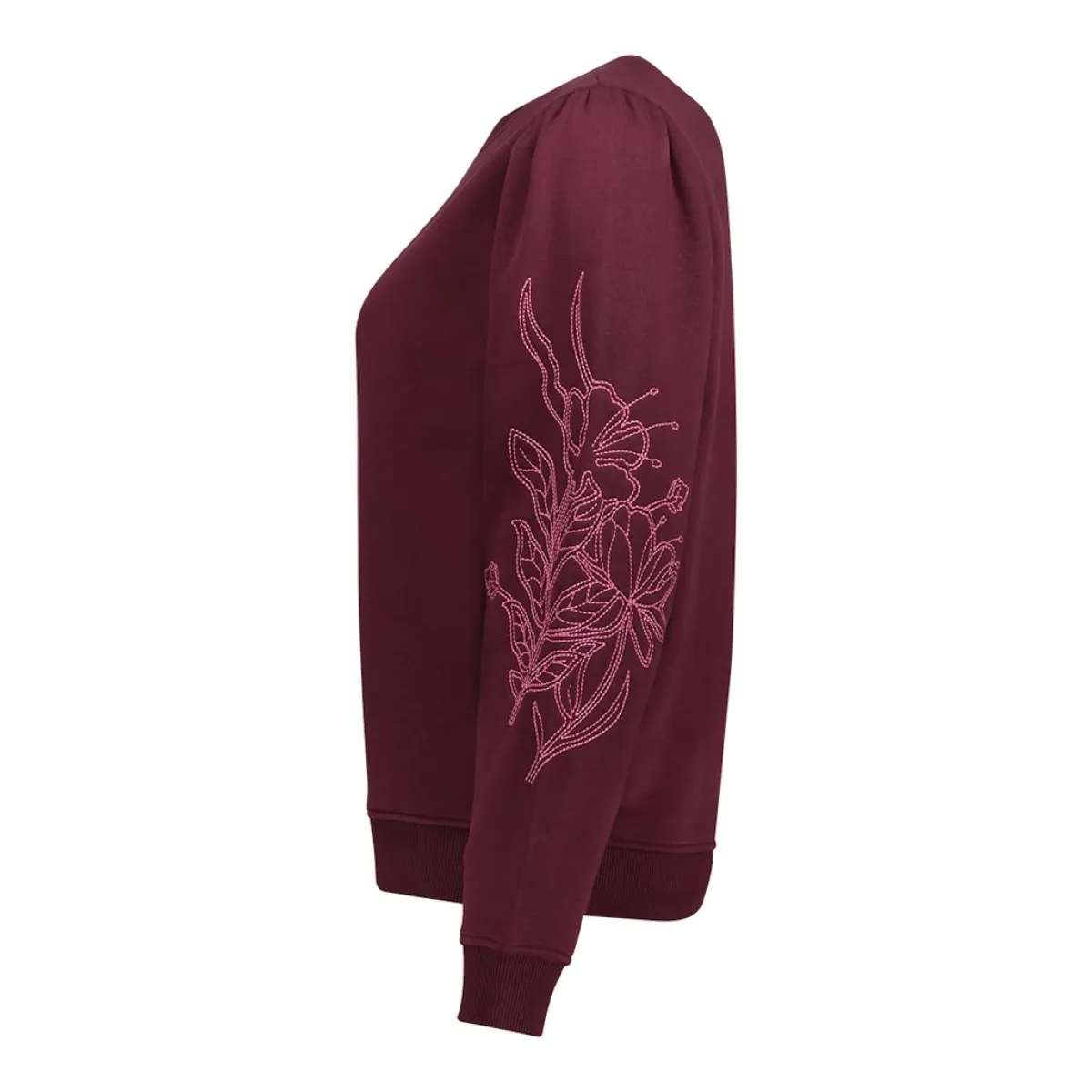 geisha-sweat-sleeve-embroidery-62547-24-480-burgundy-fuchsia-bordeaux-2 GEISHA-Sweat sleeve embroidery-62547-24-480 Burgundy/fuchsia-BORDEAUX