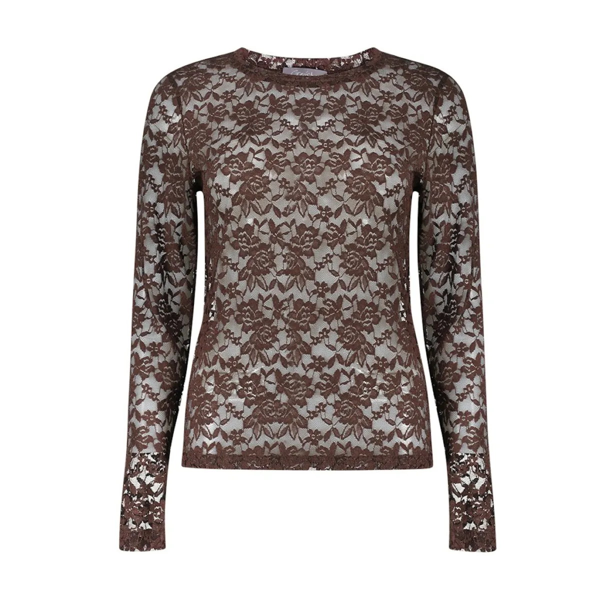 GEISHA-Top lace-62581-14-775 Brown-BRUIN