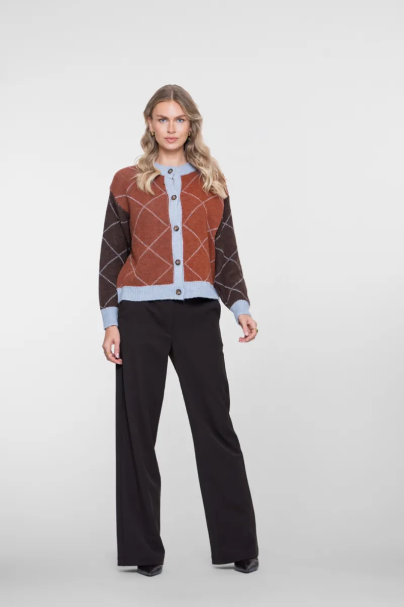 geisha-vest-argyle-64558-70-775-toffee-brown-bruin-1 GEISHA-Vest argyle-64558-70-775 Toffee/brown-BRUIN