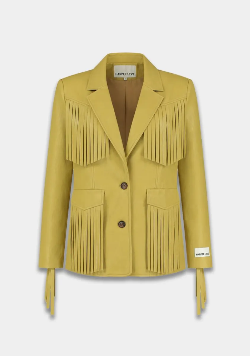 Harper & Yve-Casey-AW6N202-727 Dirty Mustard-MOSTERD