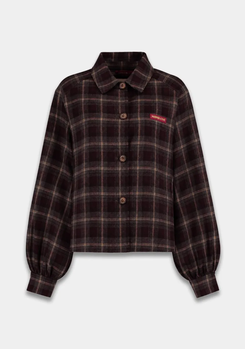 Harper & Yve-Rylee-AW6N233-333 Tipsy Red Check-PAARS COMBINATIES