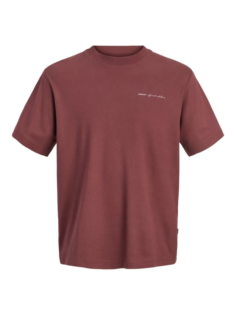 JACK & JONES-JPRBLAOWEN SS BRANDING TEE SN-12292397-Bitter chocolate-CHOCOLADE
