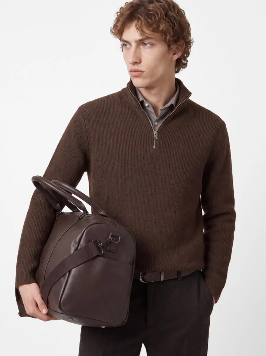 jack-jones-jprblawesley-knit-half-zip-bf-12305686-chocolate-martini-chocolade-2 JACK & JONES-JPRBLAWESLEY KNIT HALF ZIP BF-12305686-Chocolate martini-CHOCOLADE