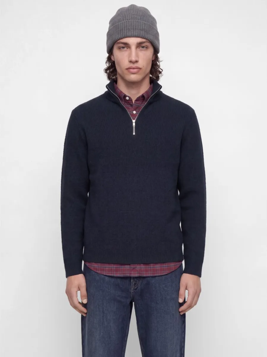 jack-jones-jprblawesley-knit-half-zip-bf-12305686-night-sky-navy-1 JACK & JONES-JPRBLAWESLEY KNIT HALF ZIP BF-12305686-Night sky-NAVY