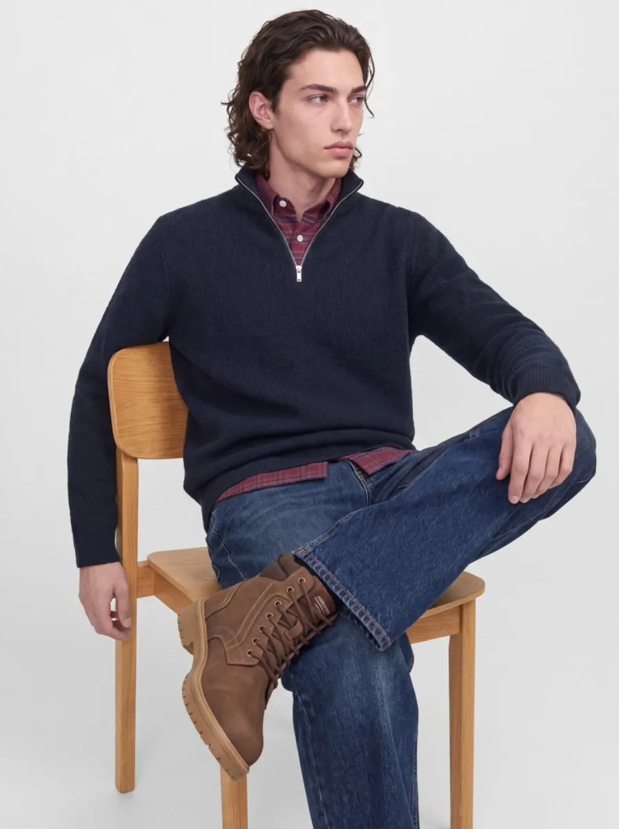 jack-jones-jprblawesley-knit-half-zip-bf-12305686-night-sky-navy-3 JACK & JONES-JPRBLAWESLEY KNIT HALF ZIP BF-12305686-Night sky-NAVY