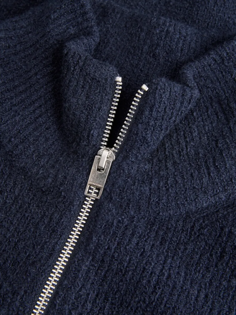 jack-jones-jprblawesley-knit-half-zip-bf-12305686-night-sky-navy-4 JACK & JONES-JPRBLAWESLEY KNIT HALF ZIP BF-12305686-Night sky-NAVY