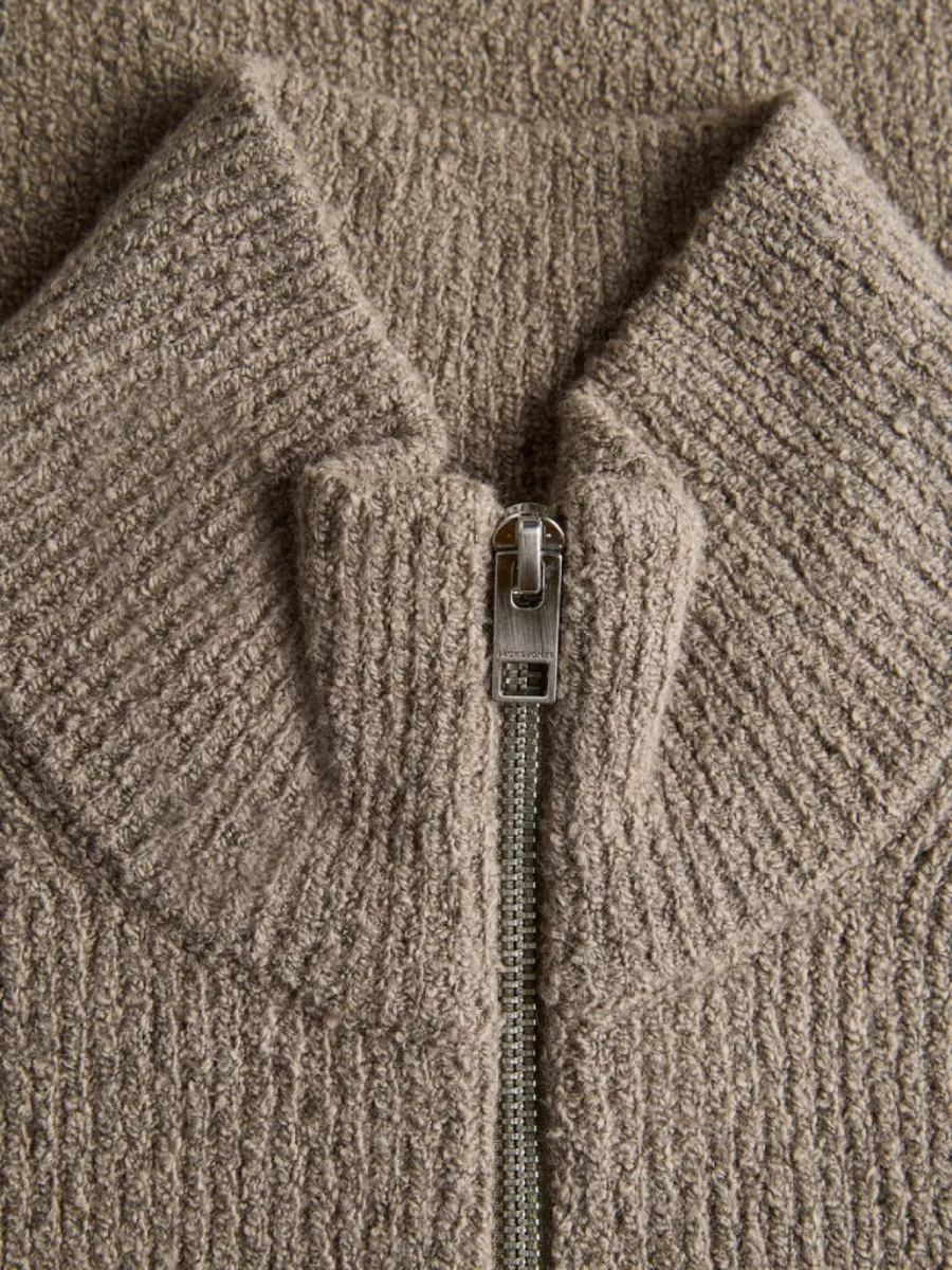 jack-jones-jprblawesley-knit-half-zip-bf-12305686-smokey-olive-olijf-5 JACK & JONES-JPRBLAWESLEY KNIT HALF ZIP BF-12305686-Smokey olive-OLIJF