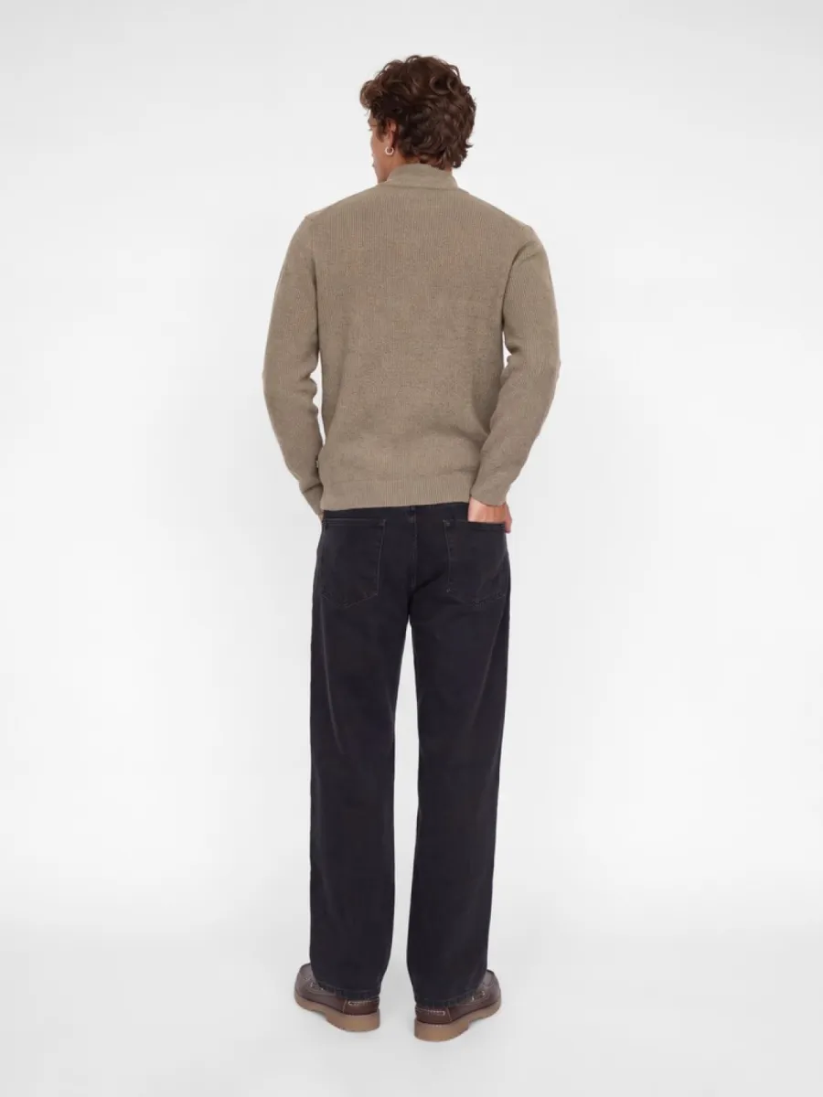 jack-jones-jprblawesley-knit-half-zip-bf-12305686-smokey-olive-olijf-7 JACK & JONES-JPRBLAWESLEY KNIT HALF ZIP BF-12305686-Smokey olive-OLIJF