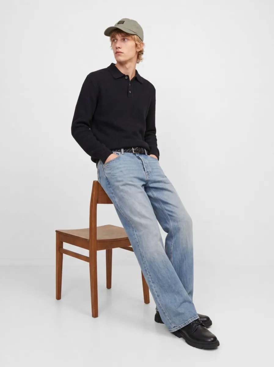 jack-jones-jprblawesley-knit-polo-ls-bf-ln-12311973-black-zwart-3 JACK & JONES-JPRBLAWESLEY KNIT POLO LS BF LN-12311973-Black-ZWART