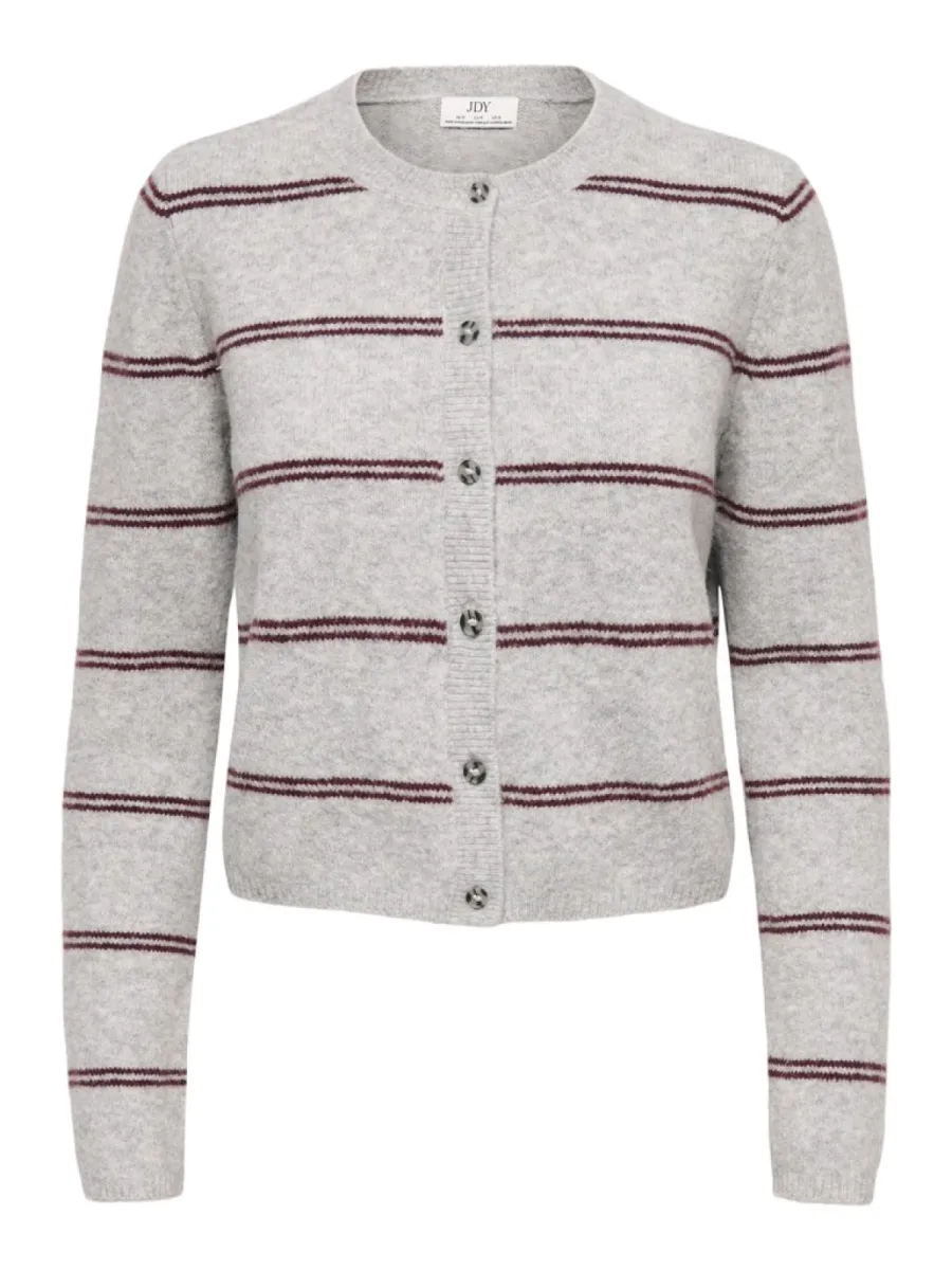 JDY-JDYCHLOE L/S CARDIGAN KNT NOOS-15330581-Light Grey-LICHT-/PAREL GRIJS