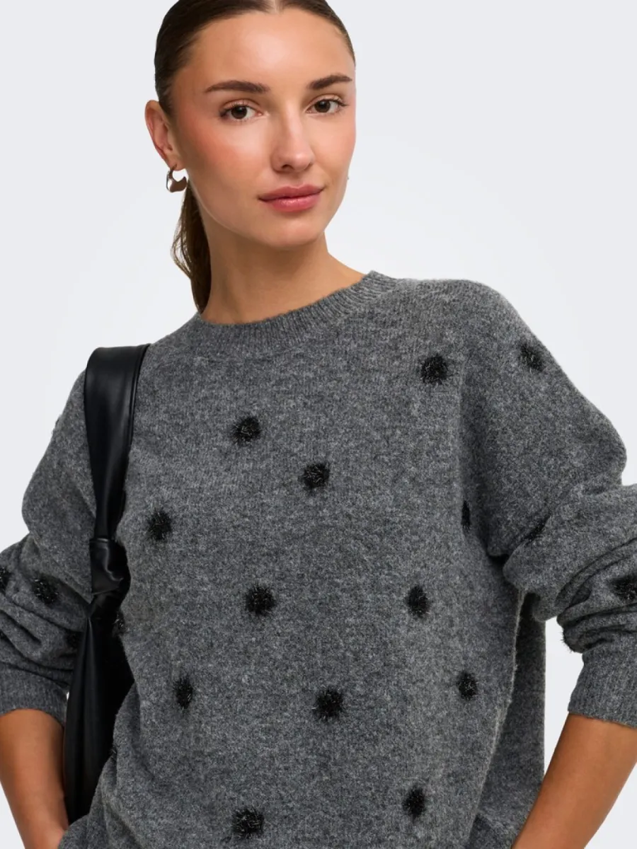 jdy-jdymelea-l-s-o-neck-pompom-pullover-15382894-dark-grey-melange-antraciet-1 JDY-JDYMELEA L/S O-NECK POMPOM PULLOVER-15382894-Dark Grey Melange-ANTRACIET