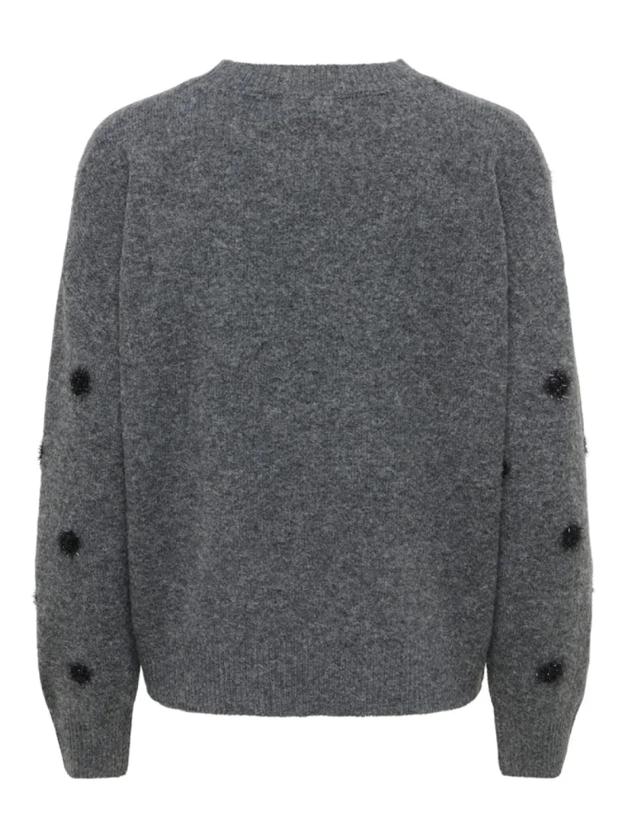 jdy-jdymelea-l-s-o-neck-pompom-pullover-15382894-dark-grey-melange-antraciet-6 JDY-JDYMELEA L/S O-NECK POMPOM PULLOVER-15382894-Dark Grey Melange-ANTRACIET