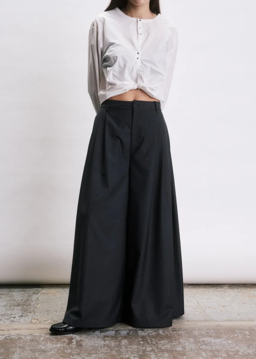 Jiji Studio Paris-Pantalon marius-JJ26C360-Gris-GRIJS