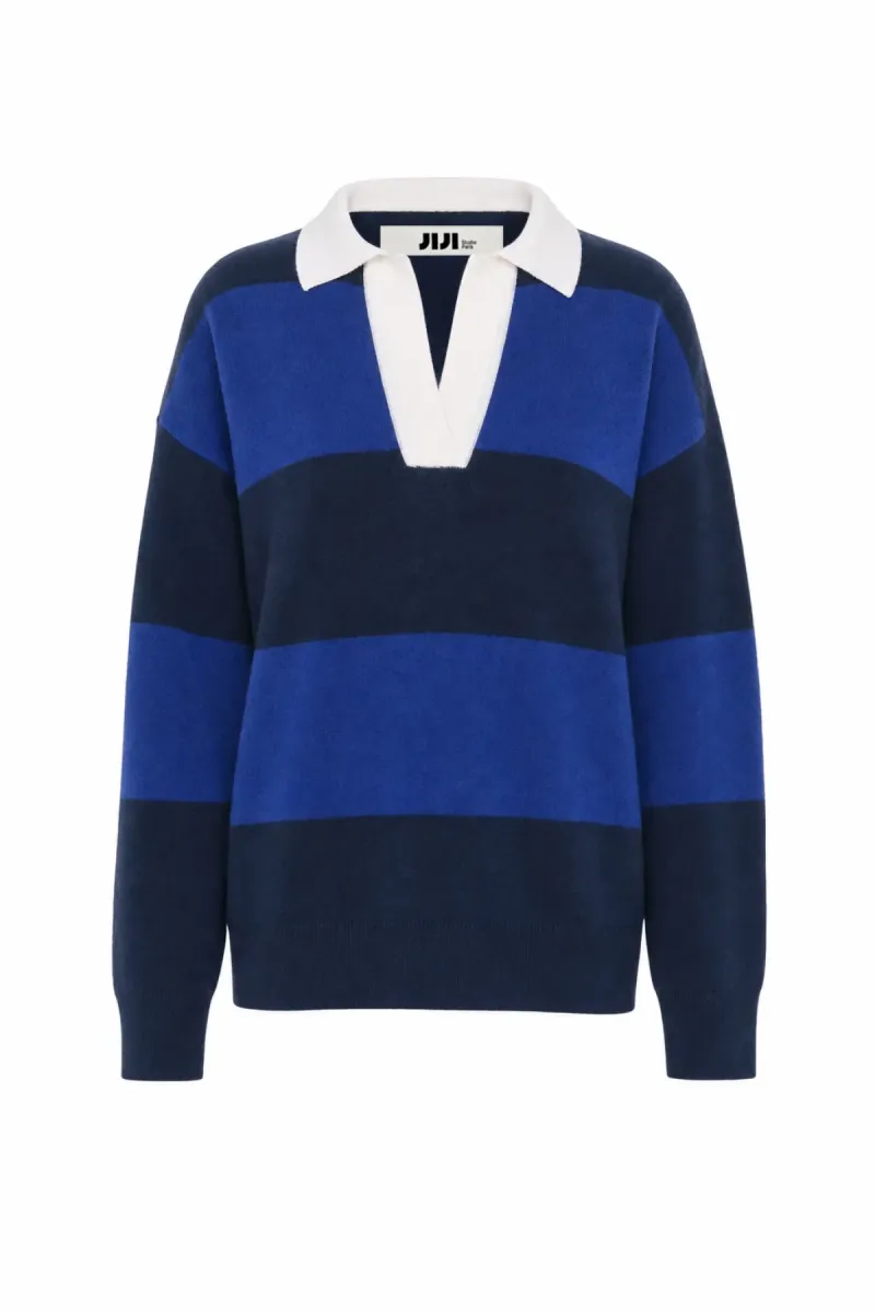 Jiji Studio Paris-Pull morgan-JJ26M478-Bleu marine-MARINE