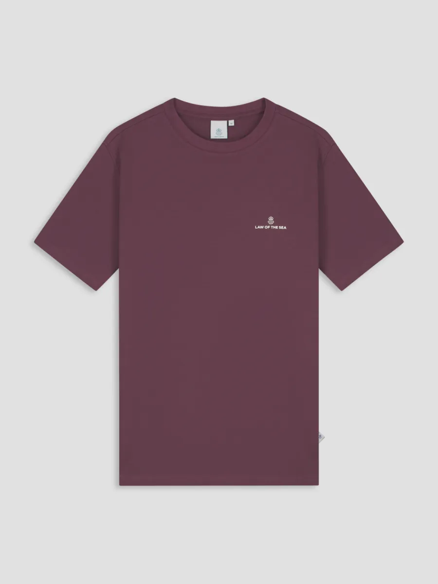 Law of the Sea-Law tee-10527-213 Huckleberry-VIOLET