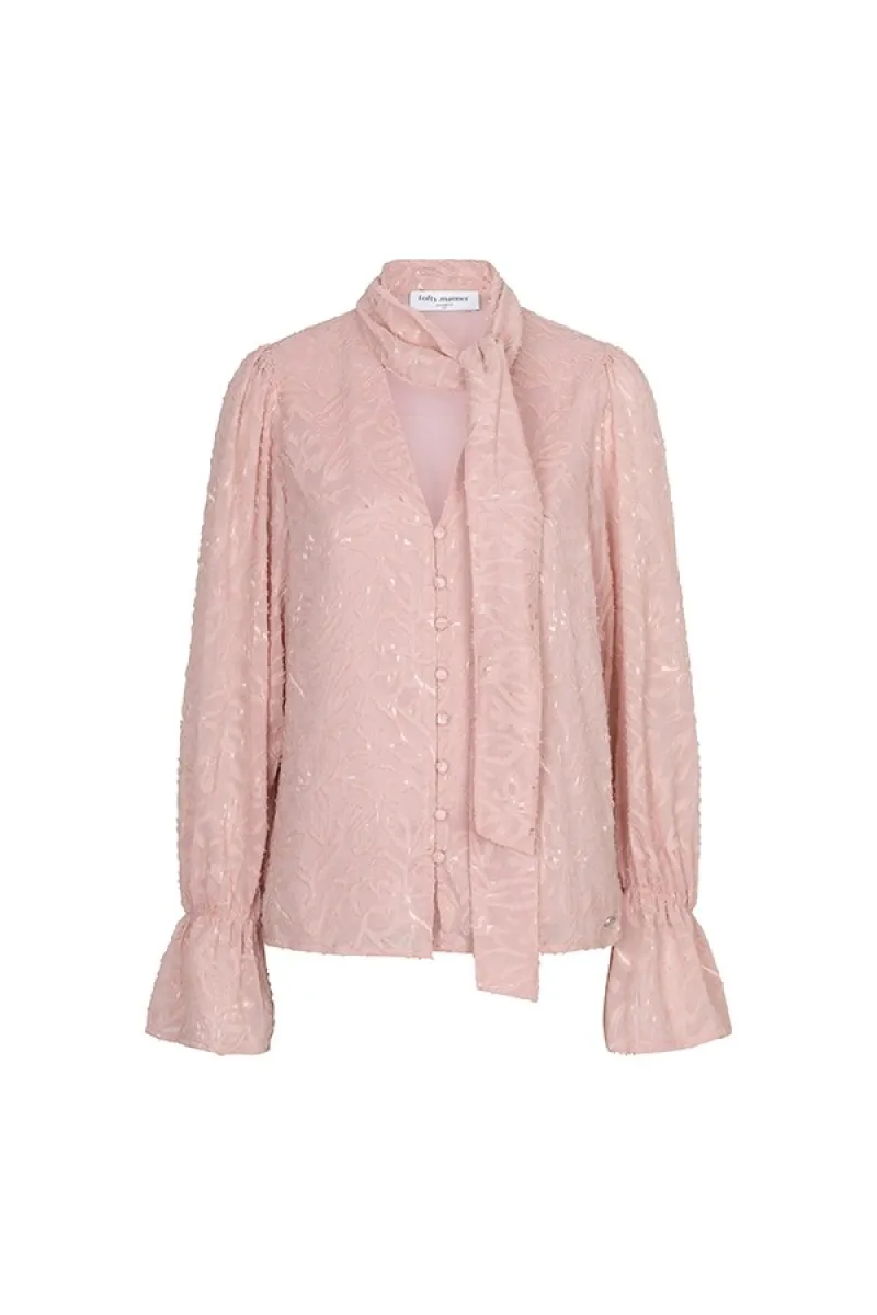 LOFTY MANNER-Blouse LM-RJ01.2-Rose-ROSE