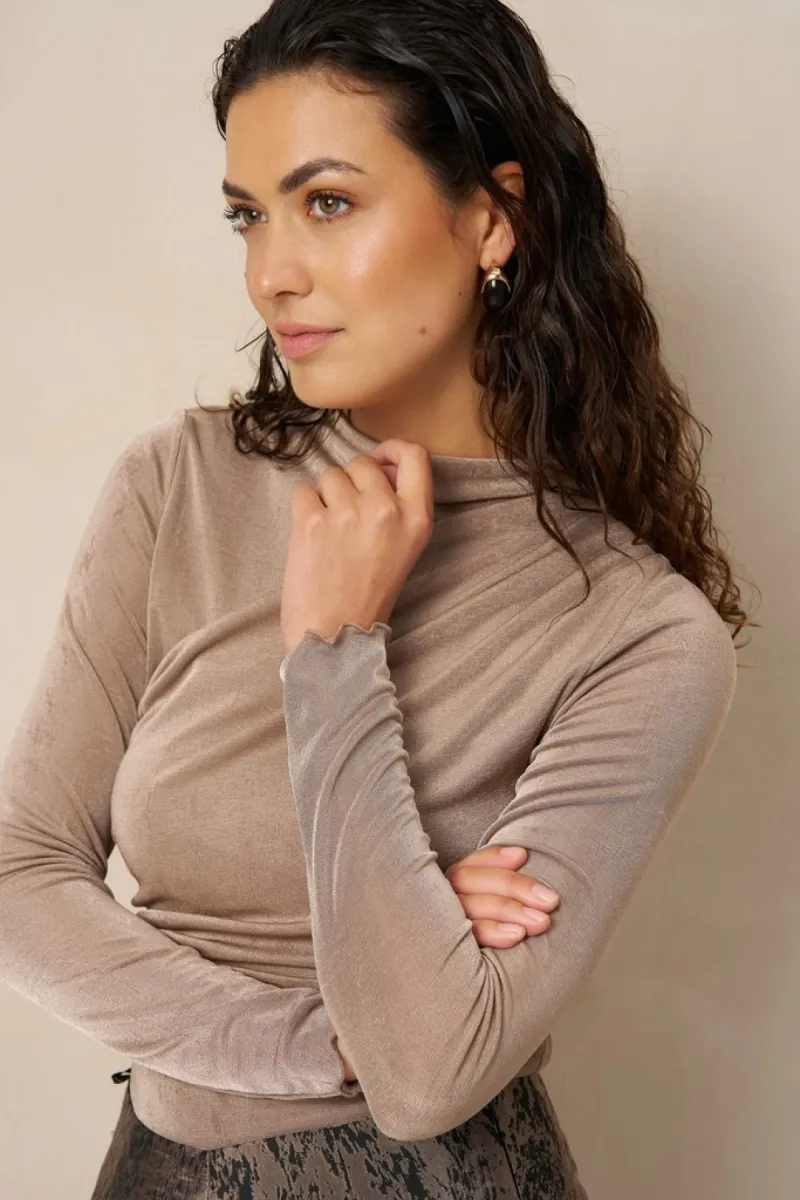 LOFTY MANNER-Shirt LM-RJ18-Zand-ZAND