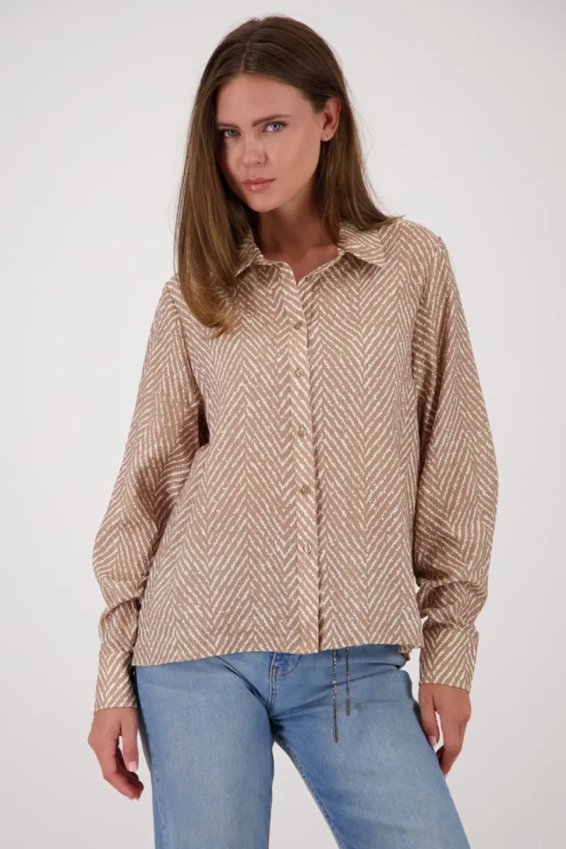 monari-blouse-with-herringbone-pattern-809825-528-brown-sugar-pattern-bruin-1 Monari-Blouse with herringbone pattern-809825-528 Brown sugar pattern-BRUIN