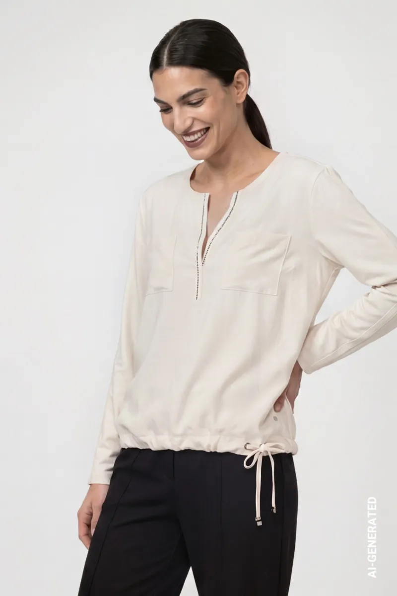 monari-blouse-with-jewelry-810104-160-antique-white-off-white-2 Monari-Blouse with jewelry-810104-160 Antique white-OFF WHITE