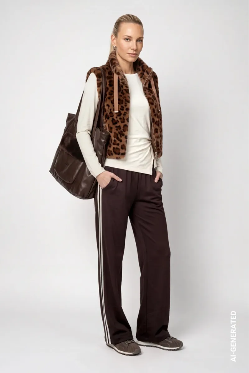monari-faux-fur-vest-810111-572-hazel-pattern-bruin-4 Monari-Faux fur vest-810111-572 Hazel pattern-BRUIN