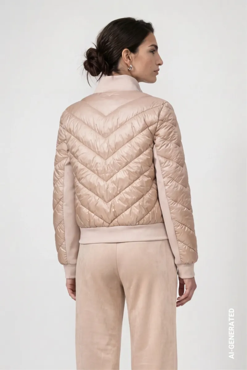 monari-jacket-with-neoprene-809755-590-cappuccino-cafe-5 Monari-Jacket with neoprene-809755-590 Cappuccino-CAFE