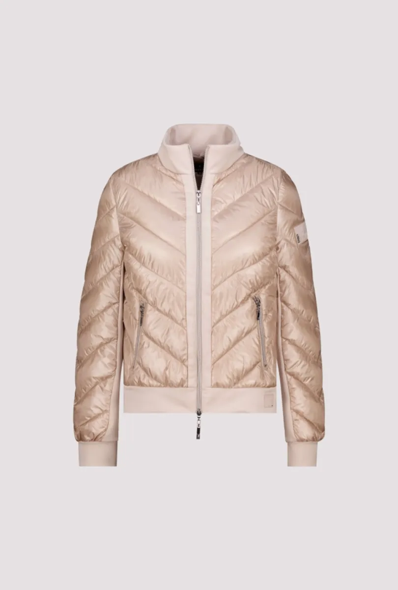 Monari-Jacket with neoprene-809755-590 Cappuccino-CAFE