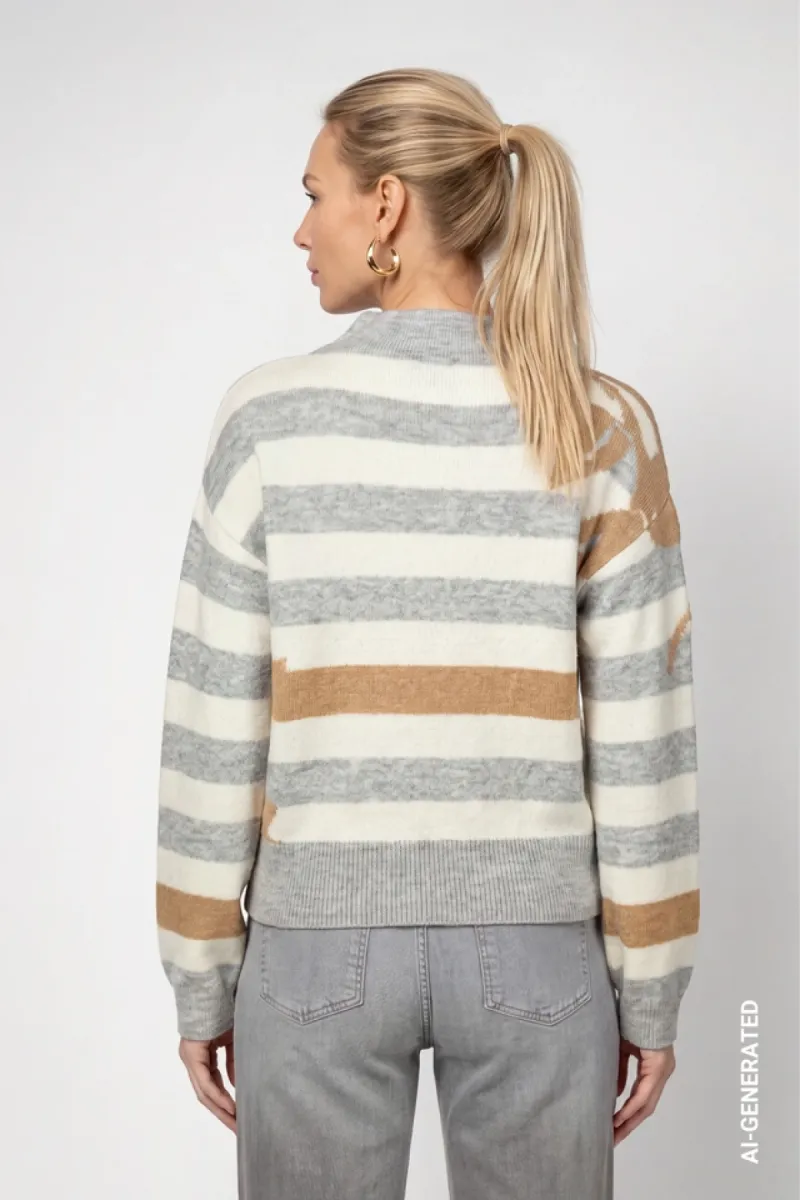 monari-knitted-jumper-with-a-soft-texture-809933-849-light-grey-melange-licht-parel-grijs-6 Monari-Knitted jumper with a soft texture-809933-849 Light grey melange-LICHT-/PAREL GRIJS