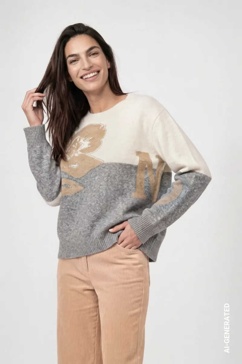 monari-knitted-jumper-with-intarsia-pattern-809965-849-light-grey-melange-licht-parel-grijs-5 Monari-Knitted jumper with intarsia pattern-809965-849 Light grey melange-LICHT-/PAREL GRIJS