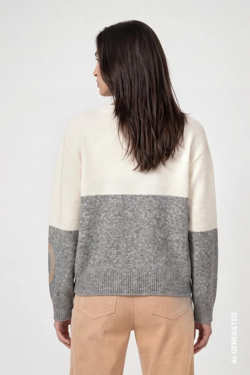 monari-knitted-jumper-with-intarsia-pattern-809965-849-light-grey-melange-licht-parel-grijs-6 Monari-Knitted jumper with intarsia pattern-809965-849 Light grey melange-LICHT-/PAREL GRIJS