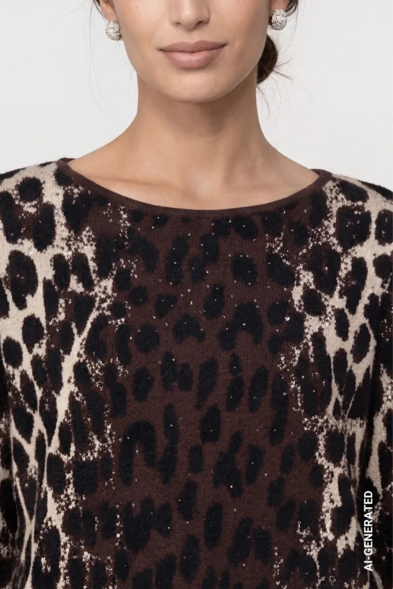 monari-knitted-jumper-with-leopard-jacquard-pattern-809889-569-black-coffee-pattern-cafe-2 Monari-Knitted jumper with leopard jacquard pattern-809889-569 Black coffee pattern-CAFE