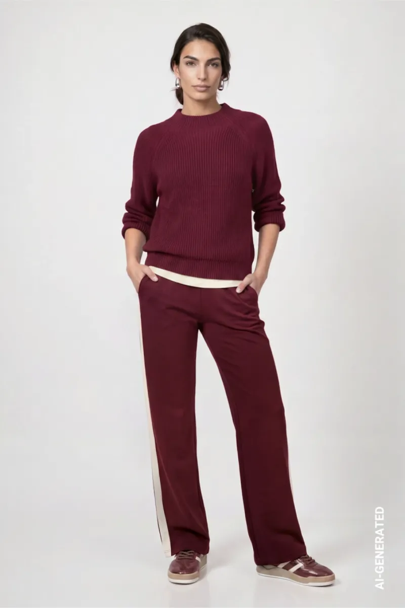 monari-knitted-jumper-with-stand-up-collar-809982-316-dark-bordeaux-bordeaux-3 Monari-Knitted jumper with stand-up collar-809982-316 Dark bordeaux-BORDEAUX