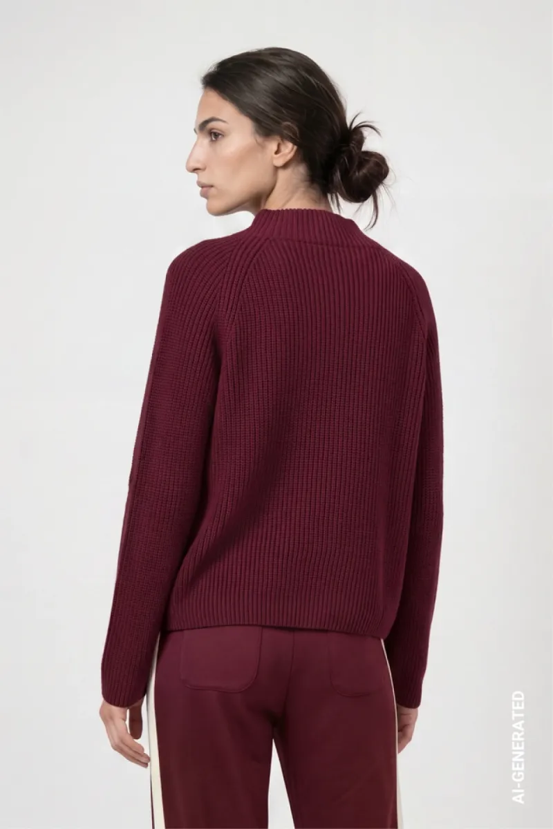 monari-knitted-jumper-with-stand-up-collar-809982-316-dark-bordeaux-bordeaux-5 Monari-Knitted jumper with stand-up collar-809982-316 Dark bordeaux-BORDEAUX