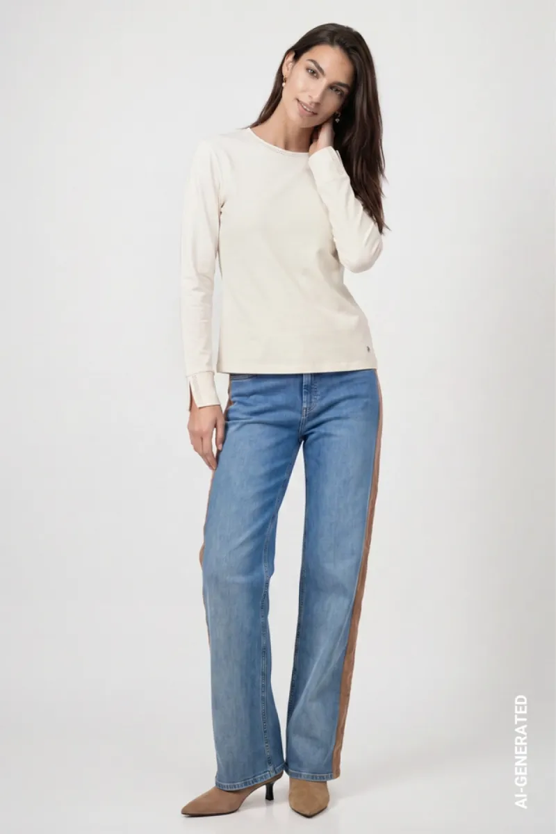 monari-long-sleeve-shirt-with-rhinestone-details-810053-160-antique-white-off-white-3 Monari-Long sleeve shirt with rhinestone details-810053-160 Antique white-OFF WHITE