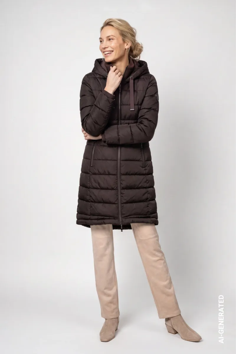 monari-quilted-coat-with-lurex-810011-567-black-coffee-cafe-3 Monari-Quilted coat with lurex-810011-567 Black coffee-CAFE