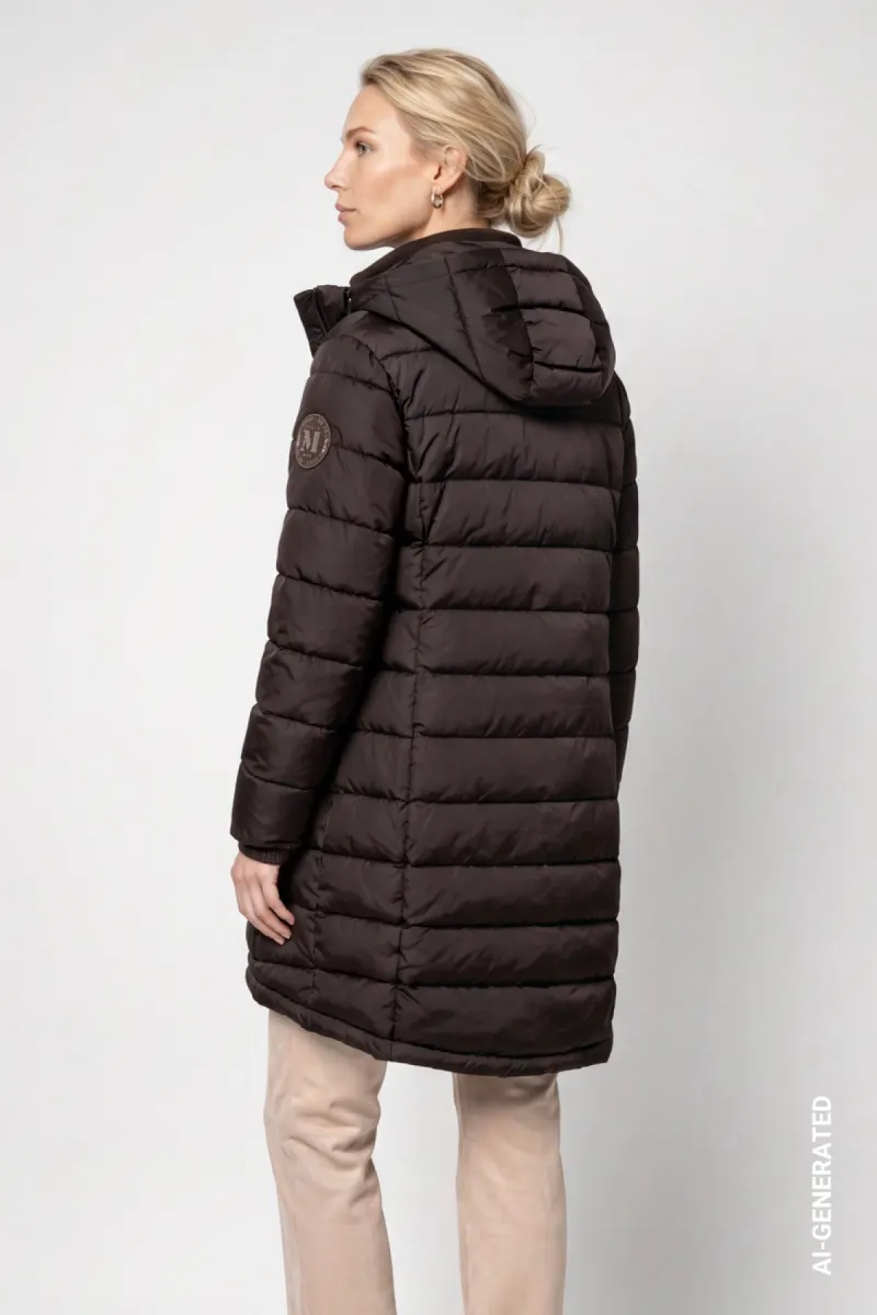monari-quilted-coat-with-lurex-810011-567-black-coffee-cafe-5 Monari-Quilted coat with lurex-810011-567 Black coffee-CAFE