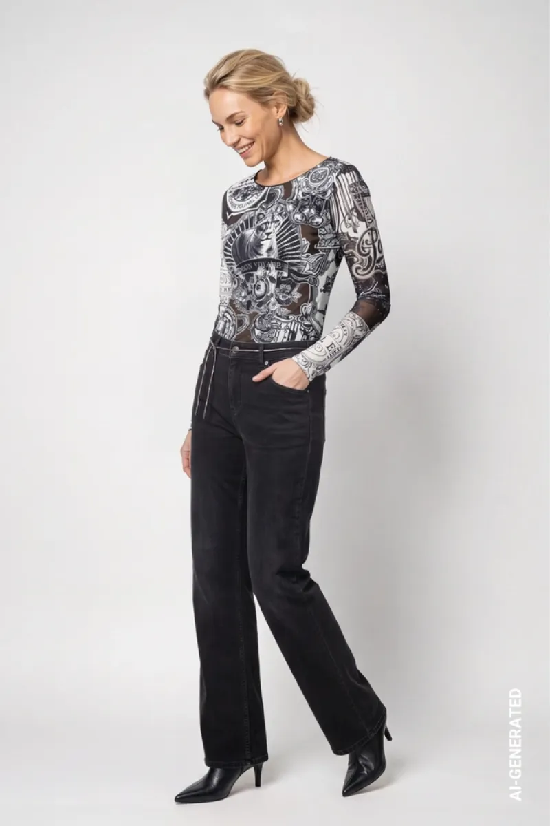 monari-shirt-met-lange-mouwen-en-embleempatroon-809852-998-black-pattern-zwart-3 Monari-Shirt met lange mouwen en embleempatroon-809852-998 Black pattern-ZWART