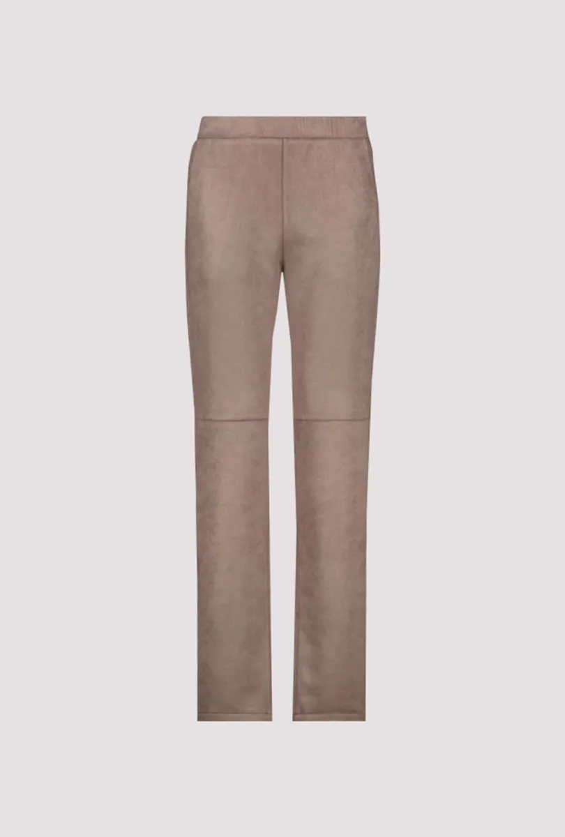 Monari-Velours trousers-809787-590 Cappuccino-CAFE