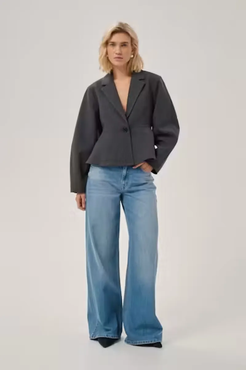 My Essential Wardrobe-MWEvie Shaped Blazer-10705705-100379-GRIJS