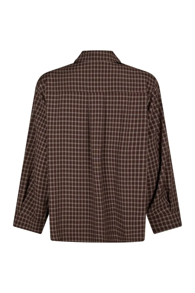 neo-noir-anella-check-shirt-170207-345-chocolate-plum-chocolade-4 Neo Noir-Anella Check Shirt-170207-345 Chocolate Plum-CHOCOLADE