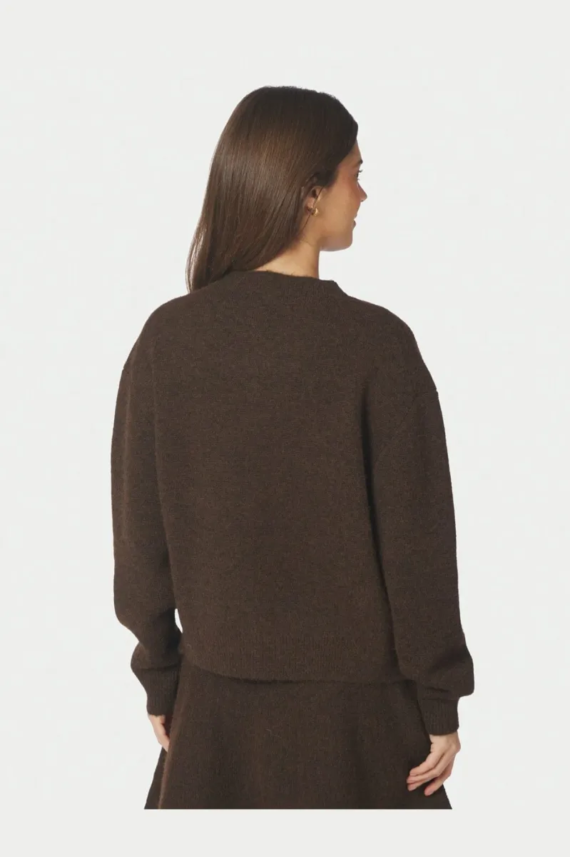 neo-noir-dione-fluffy-knit-cardigan-168537-205-brown-melange-bruin-2 Neo Noir-Dione Fluffy Knit Cardigan-168537-205 Brown Melange-BRUIN