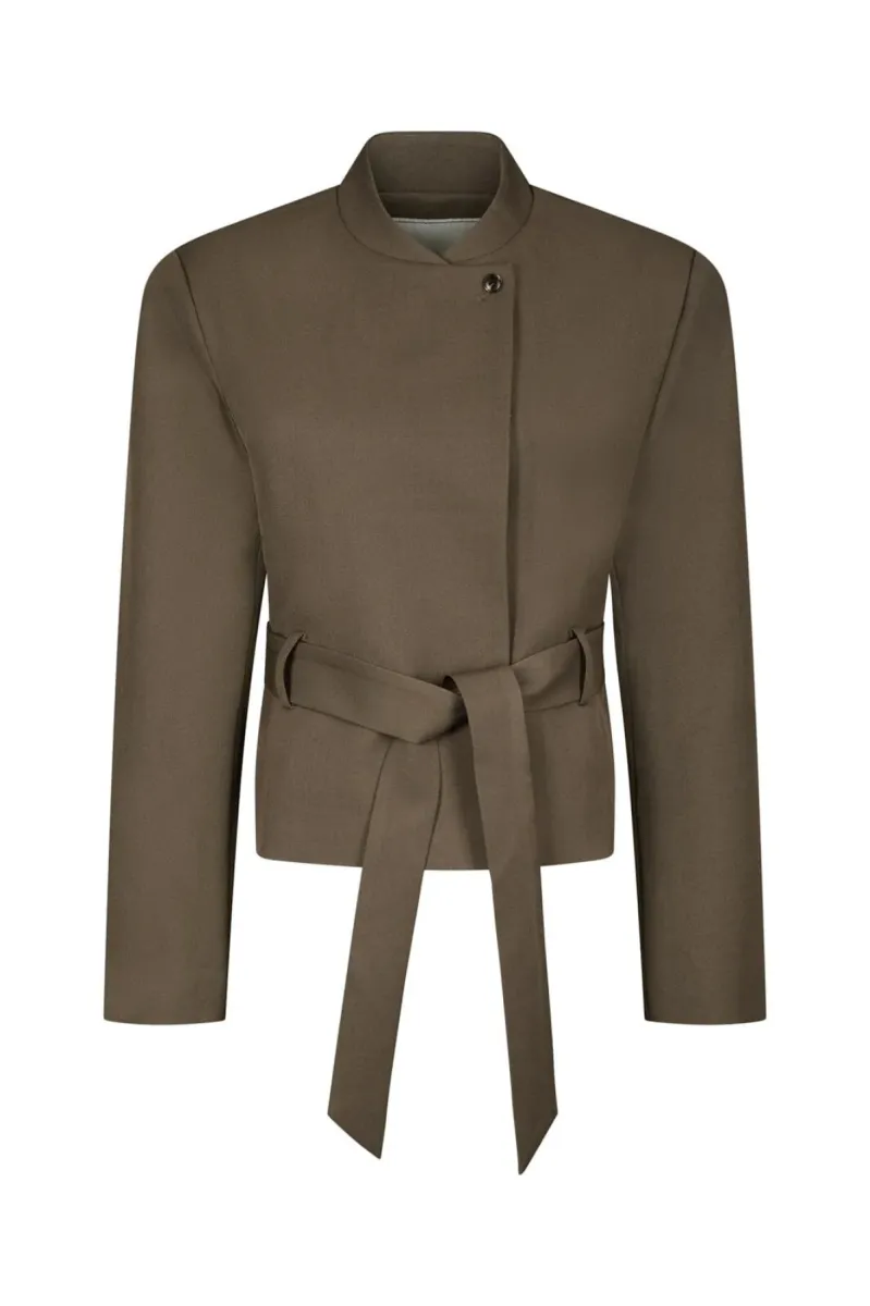 Neo Noir-Kailyn Sweater Blazer-170264-306 Dusty Brown-BRUIN