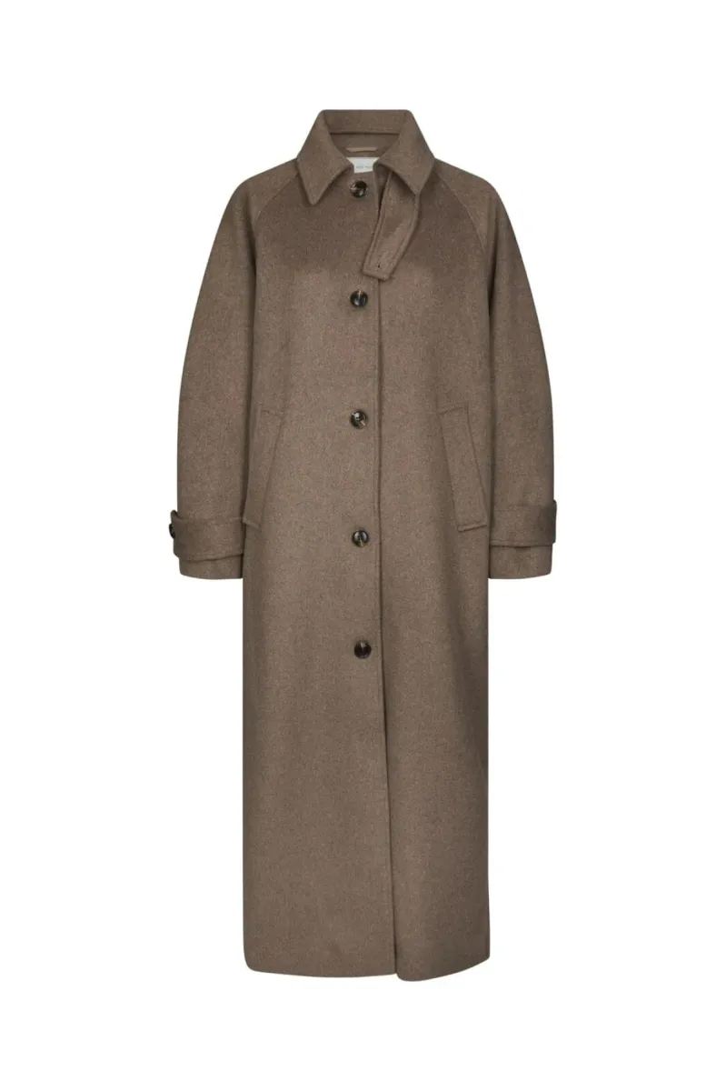 Neo Noir-Keaton Wool Coat-165499-214 Taupe-TAUPE