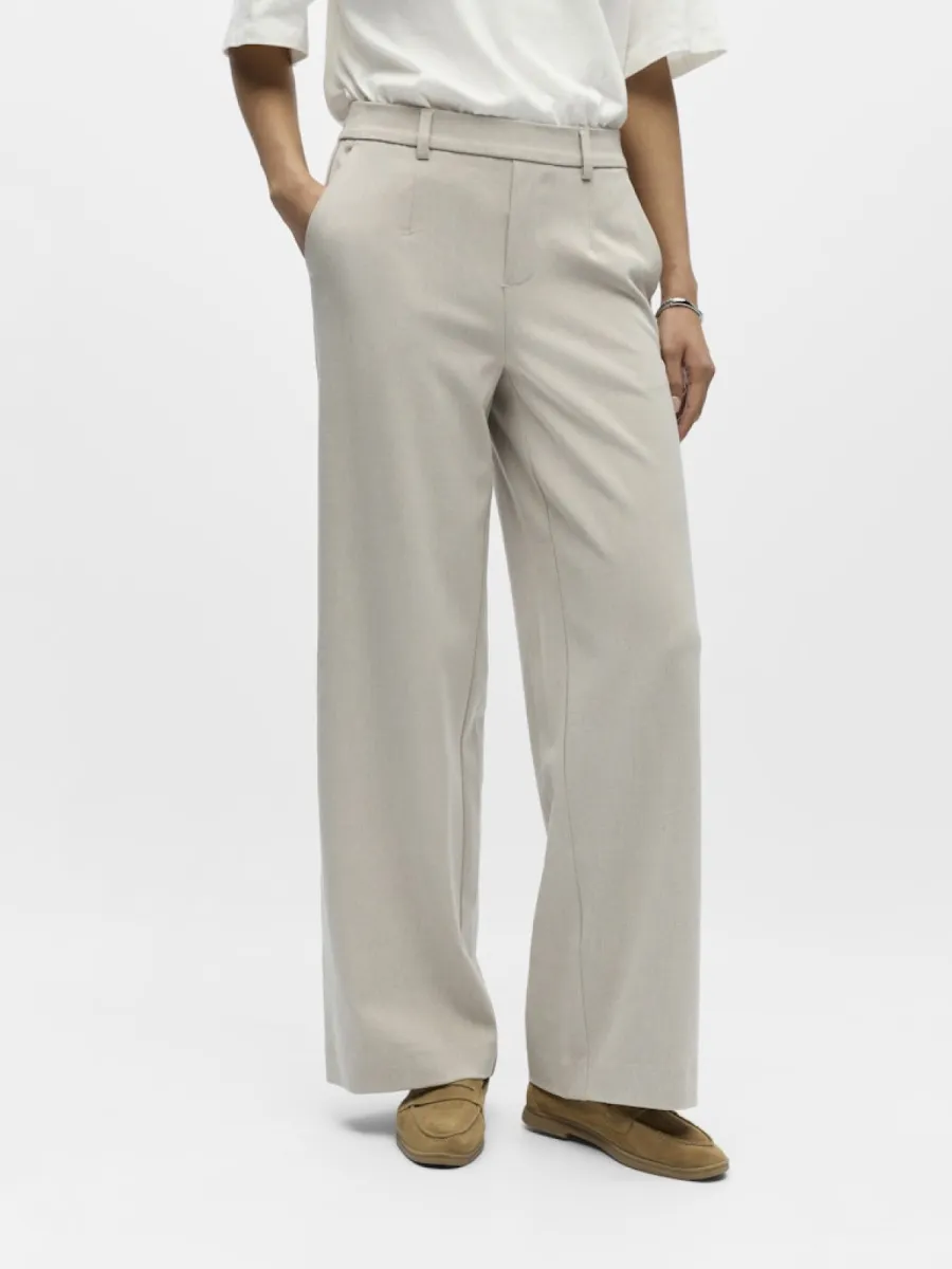 OBJECT-OBJLISA WIDE PANT NOOS-23037921-Humus-BRUIN